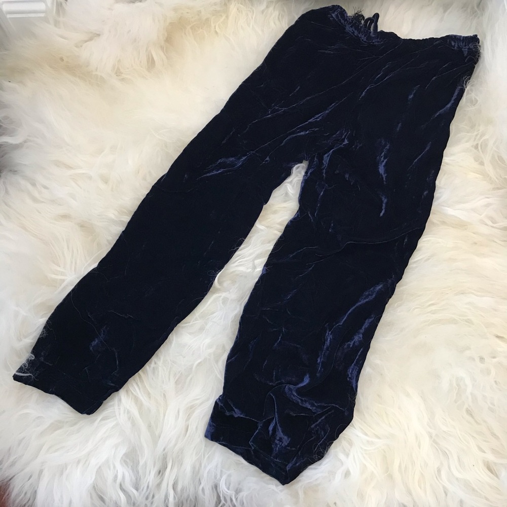 Beltaine Valentina wide leg pants velvet pajama - Picture 7 of 8